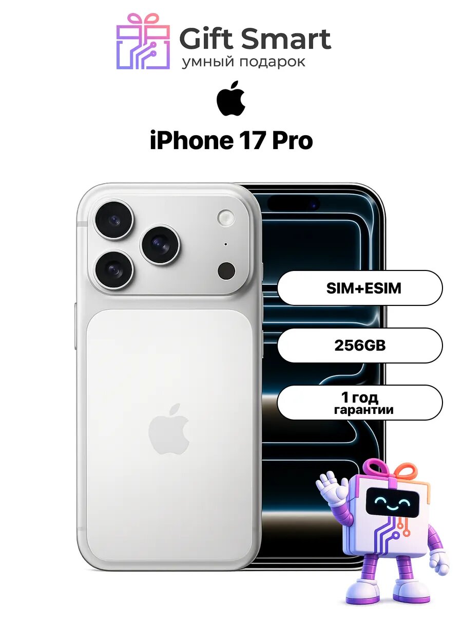 IPhone 17 Pro 256 gb Silver Nano Sim + E Sim