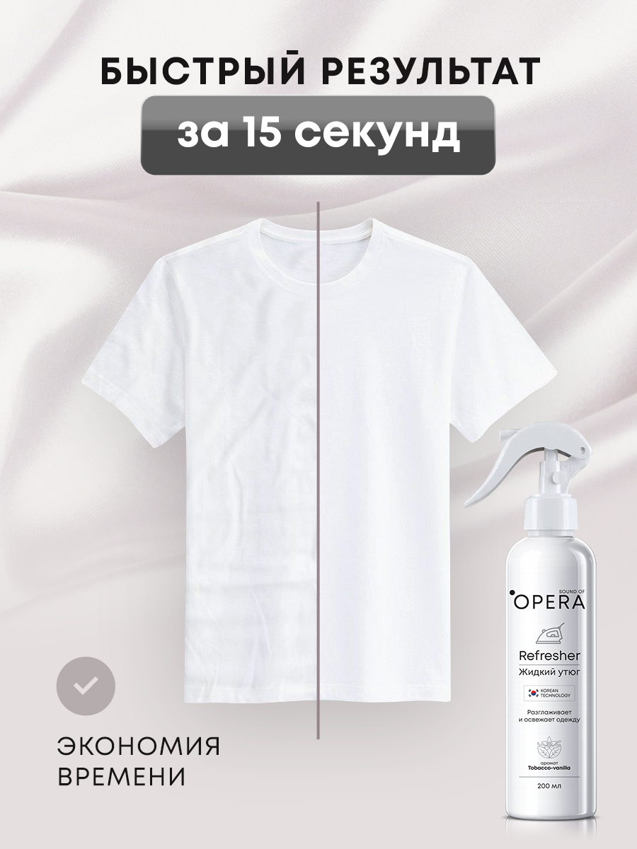 Жидкий утюг SOUND OF OPERA Refresher, для всех типов ткани, 200 мл — фото 1