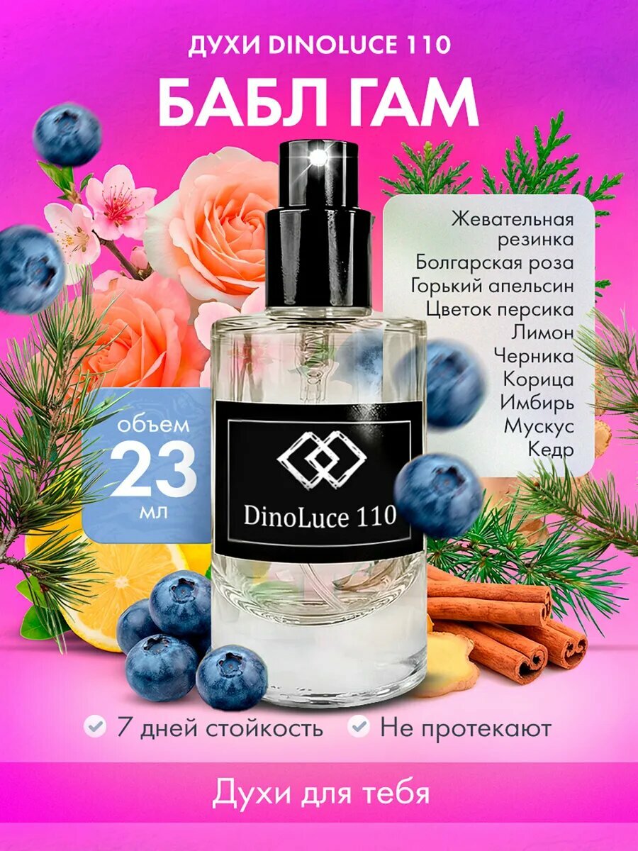 Духи DinoLuce 110 Бабл Гам 23 мл