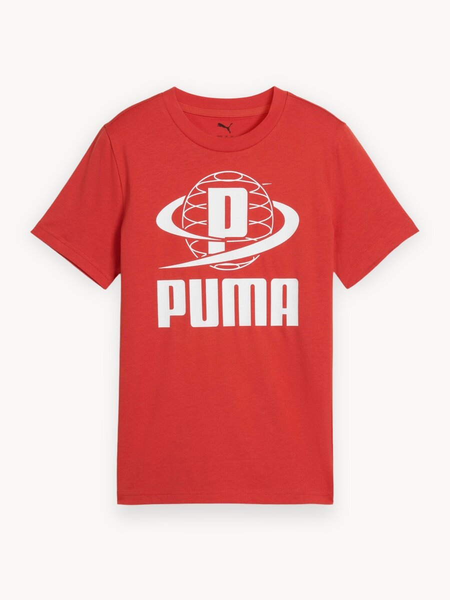 Футболка PUMA Graphics, размер 164, красный