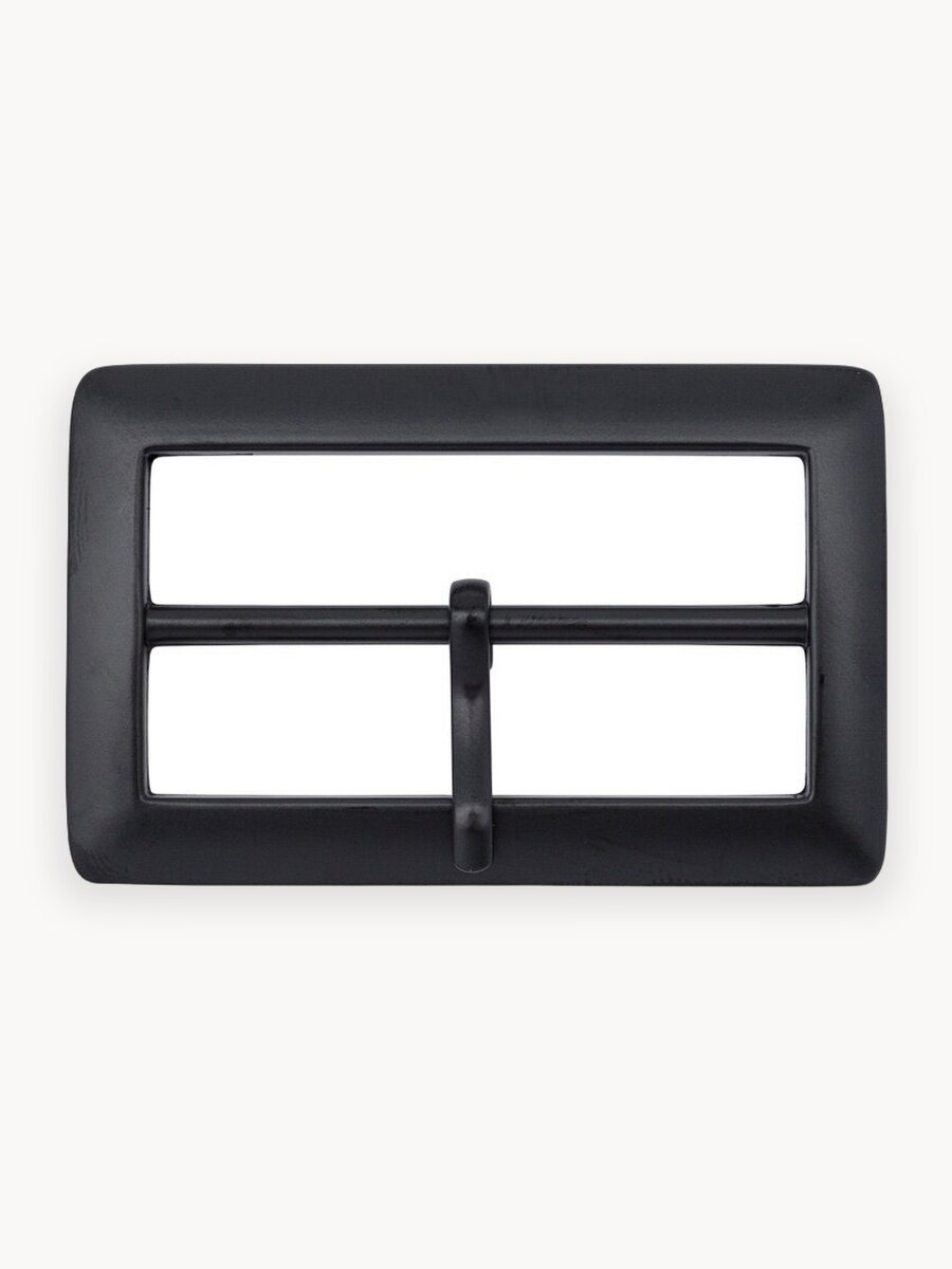 Пряжка прямоугольная для ремня 40мм металл (m.black (матовый черный))