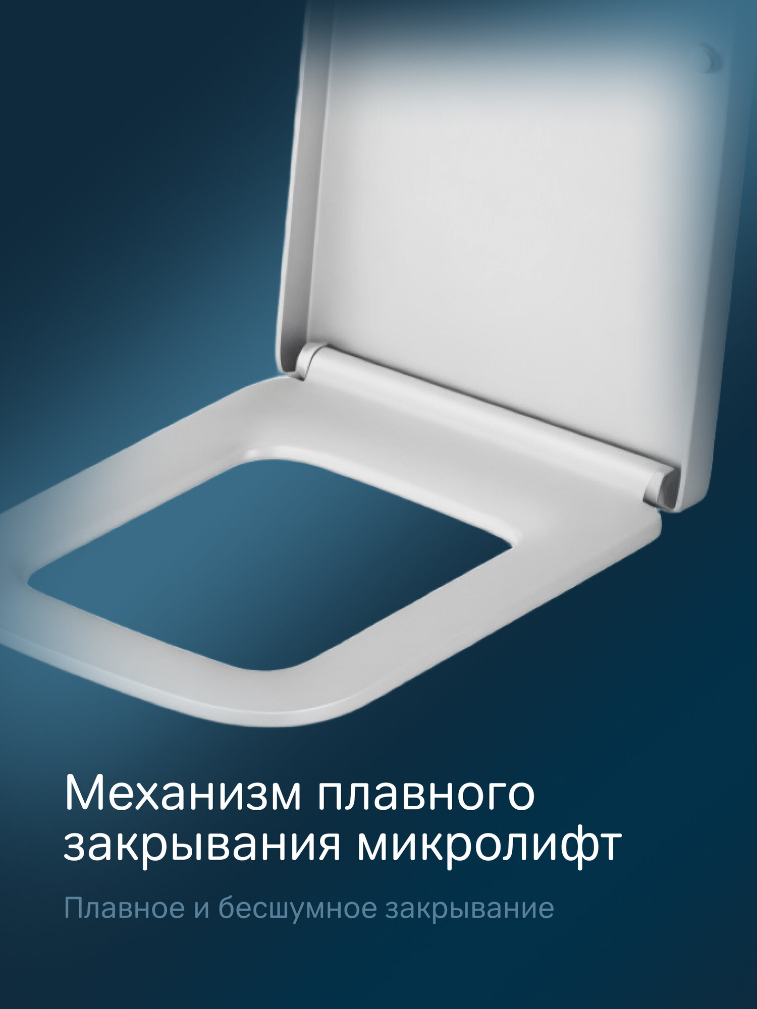 Изображение Сиденье для унитаза универсальное с микролифтом быстросъемное с крышкой AM.PM Bliss, цвет белый