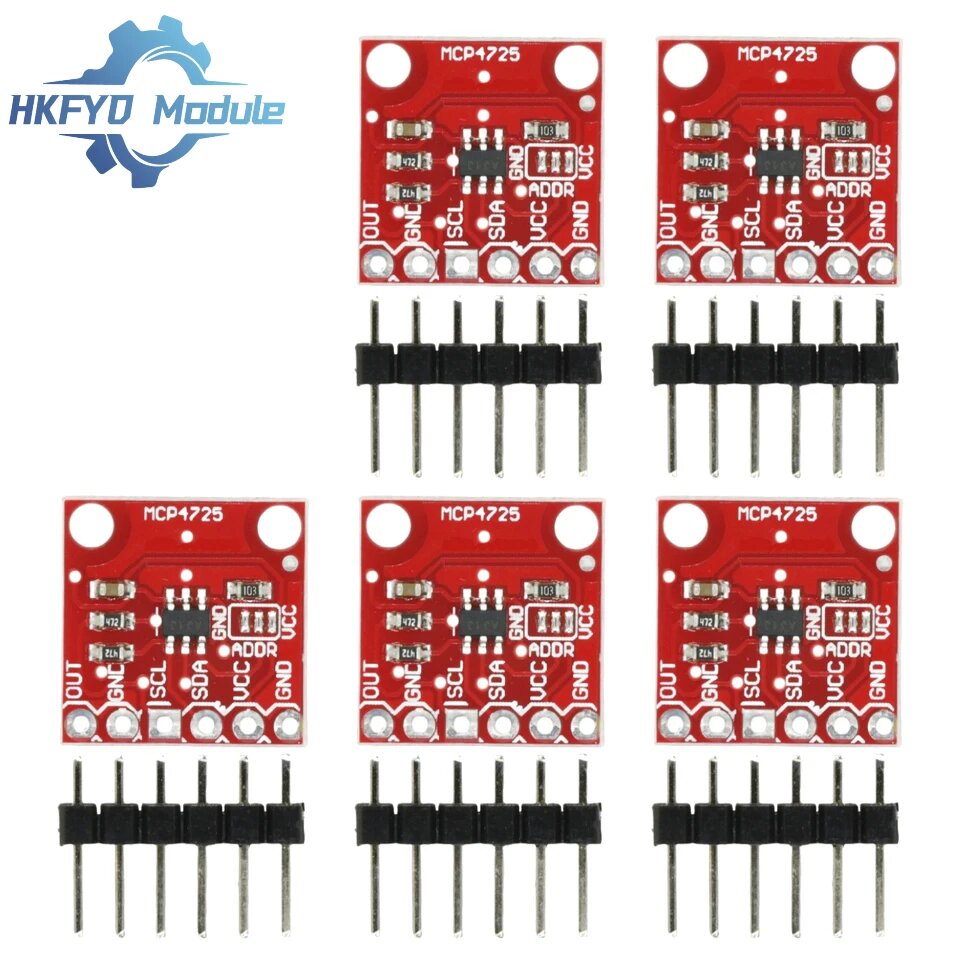 MCP4725 I2C DAC Модуль 5pcs