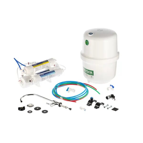 Система обратного осмоса Гейзер Престиж-2 быстросъемный 3 ступени кран в комплекте