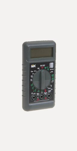 Изображение товара Мультиметр IEK Compact M182, цифровой, для измерения напряжения и тока