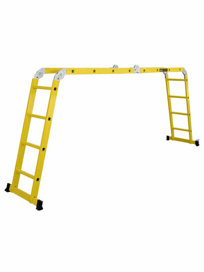 Универсальная алюминиевая лестница-трансформер SML 103, 4 секции — фото 1