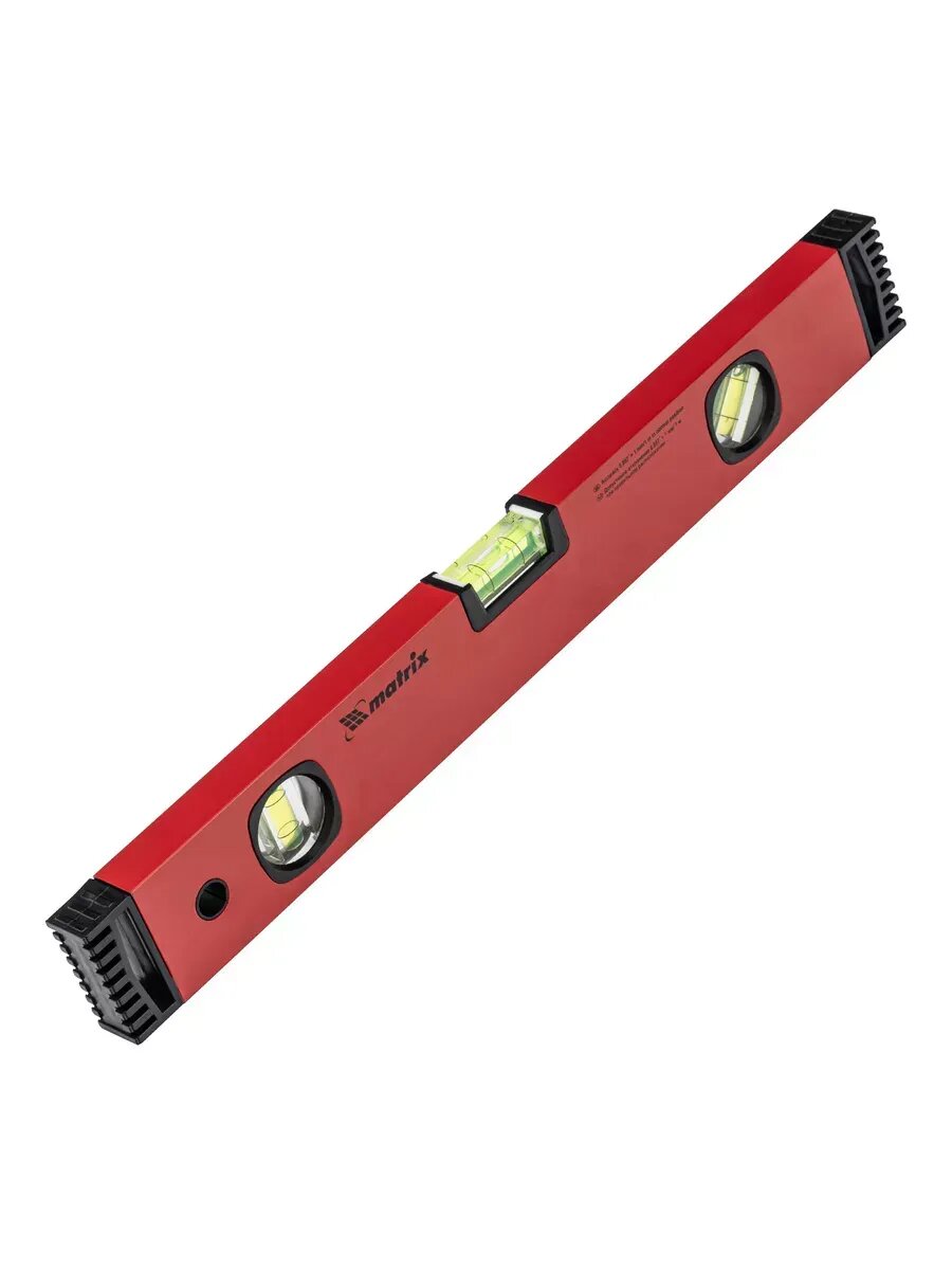 Уровень строительный пузырьковый 40 см фрез MATRIX 33604