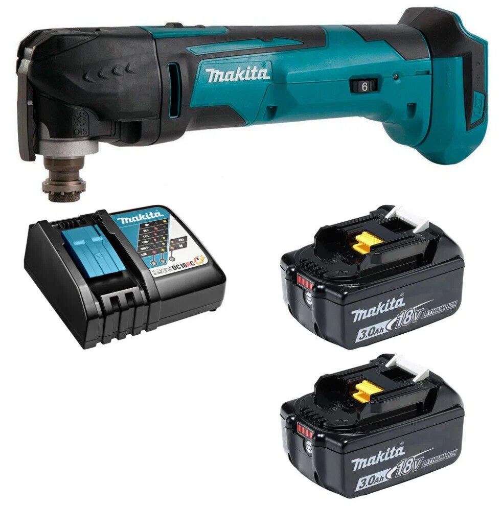 Многофункциональный инструмент (реноватор) аккумуляторный LXT 18В Li-Ion 2x3Ач Makita DTM51RFE Кейс