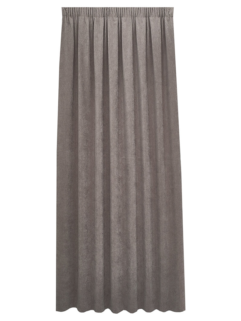 Штора Портьера Decofest Сола шенилл 200х280 1 шт бежевый