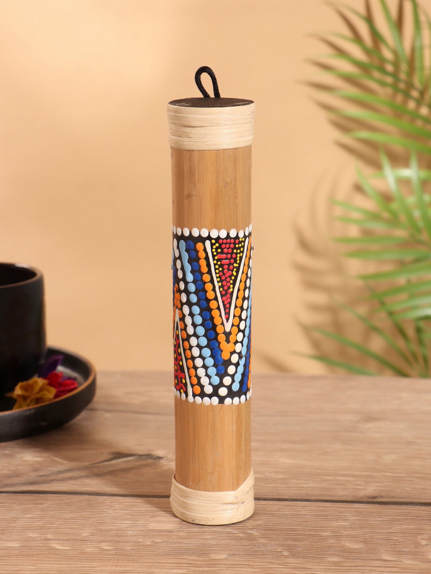 Сувенирный музыкальный инструмент «Посох дождя», 20 см, микс