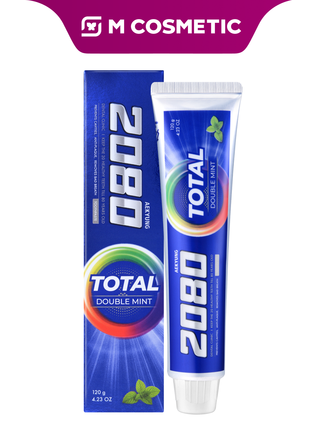 DENTAL CLINIC Зубная паста Натуральная Мята, 120 г — свежесть дыхания и эффективная защита зубов