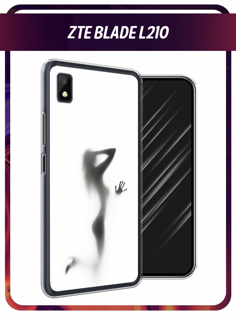 Чехол на ZTE Blade L210 / ЗТЕ Блейд L210 с принтом "Стекло в душе"