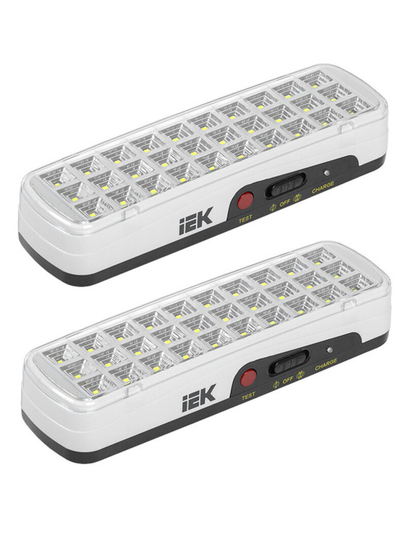 Светильник светодиодный накладной ДБА 3926 6500К 3 Вт 220 В аккумуляторный IP20 длина 345 мм (2 шт.)