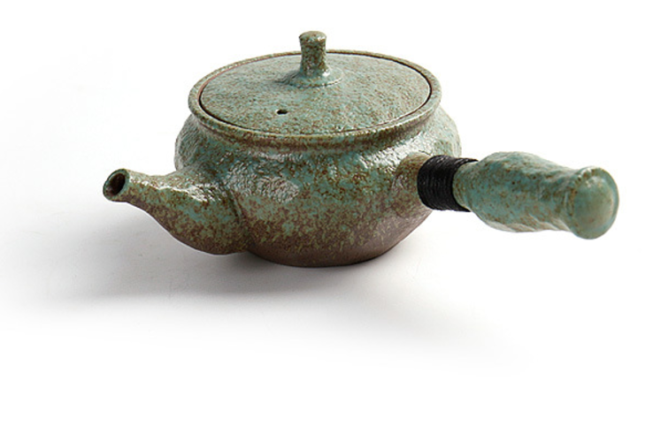 Японский каменный чайник одинарный керамический чайник