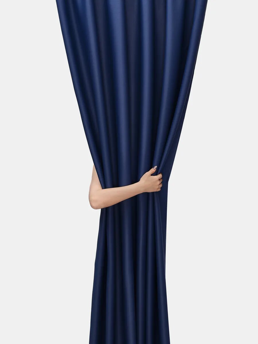 Шторы в спальню блэкаут плотные 2 шт 200х270 — фото 1