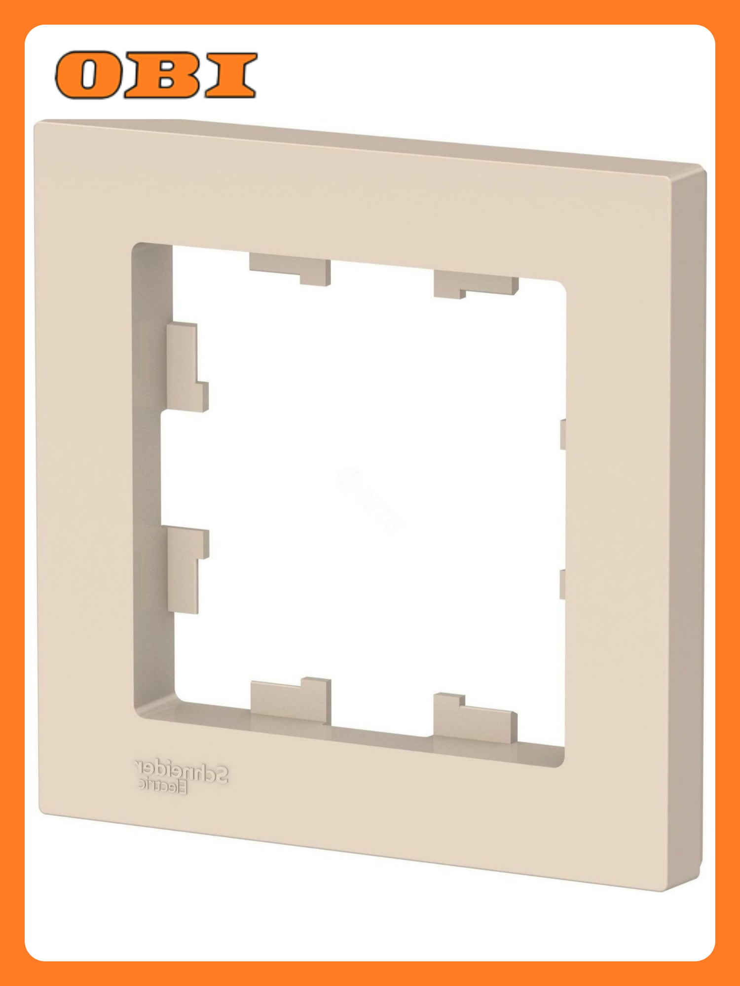 Рамка Schneider Electric ATN000201 для скрытого монтажа бежевая