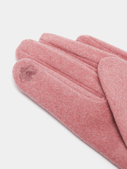 Перчатки  для девочек и женщин, размер one size, розовый — фото 1