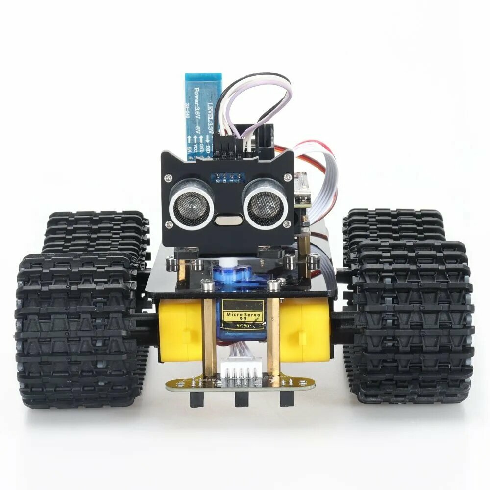 Tscinbuny Arduino UNO R3 Умный робот Комплект, программируемый стартовый набор для Ардуино