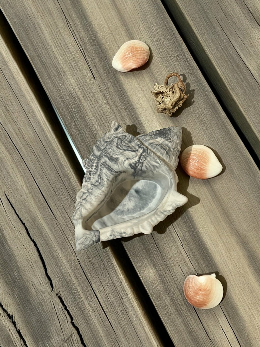 Декоративная шкатулка из гипса Шишка, 17 * 11 * 5 см - Угольный