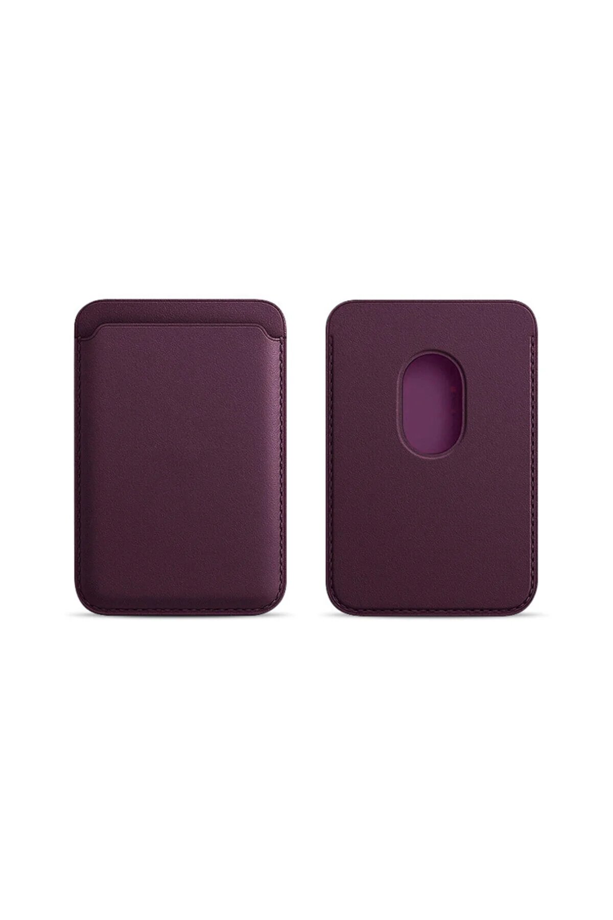 Картхолдер, для iPhone, MagSafe, Leather Wallet, магнитный purple
