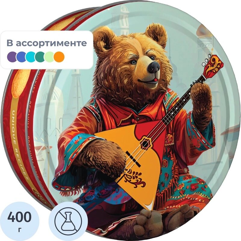 Печенье сдобное Regnum Русский медведь 400 г