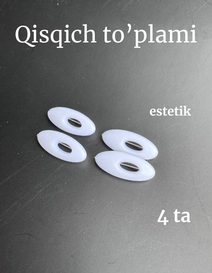 Зажимы, булавки для хиджаба, платка и шарфа, белый цвет, 4 шт.