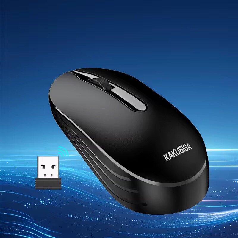 Беспроводная оптическая мышь KAKUSIGA KSC-877 2.4G с USB-приемником для офиса.