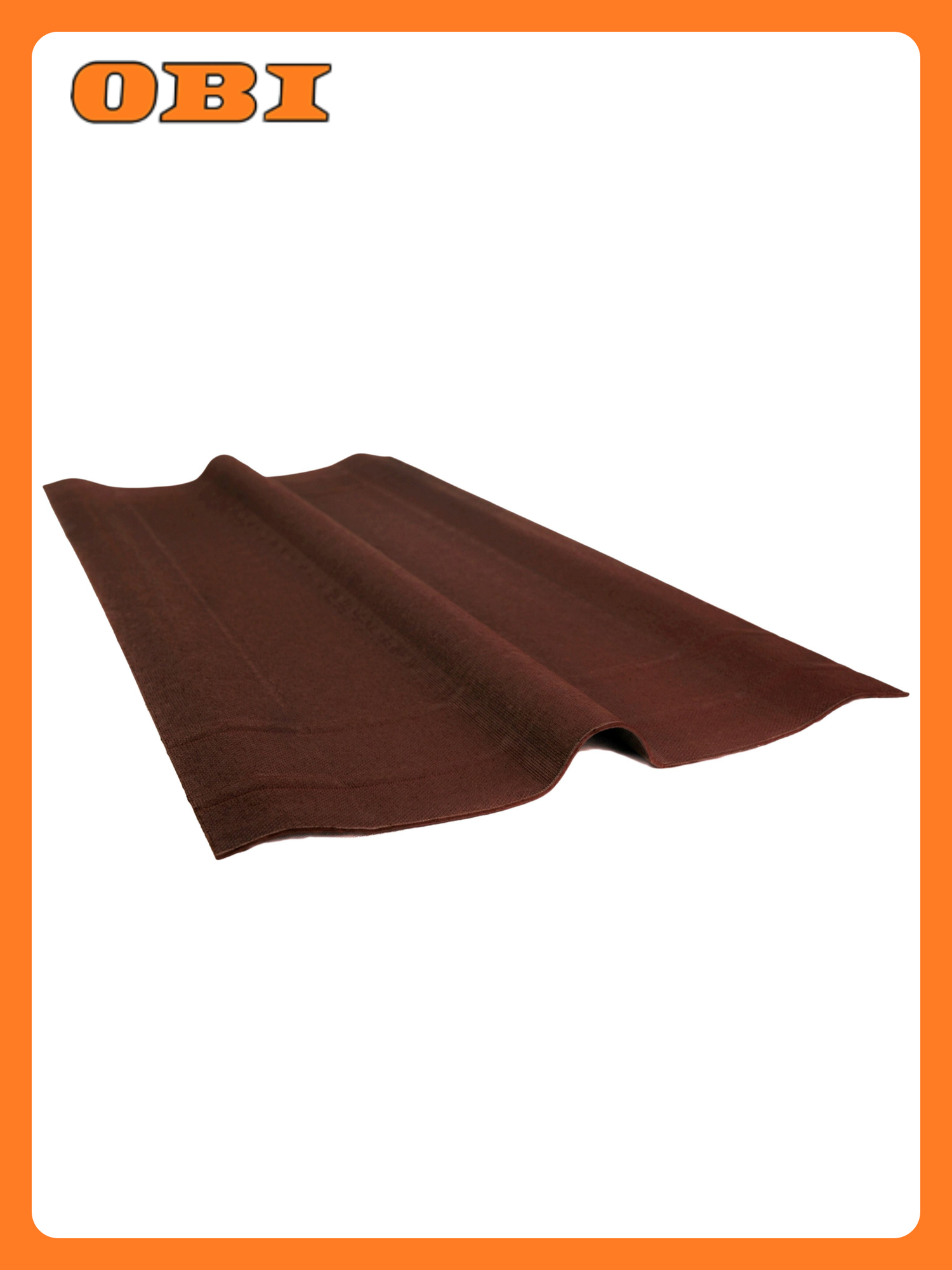 Конек Ондулин коричневый 100х36см