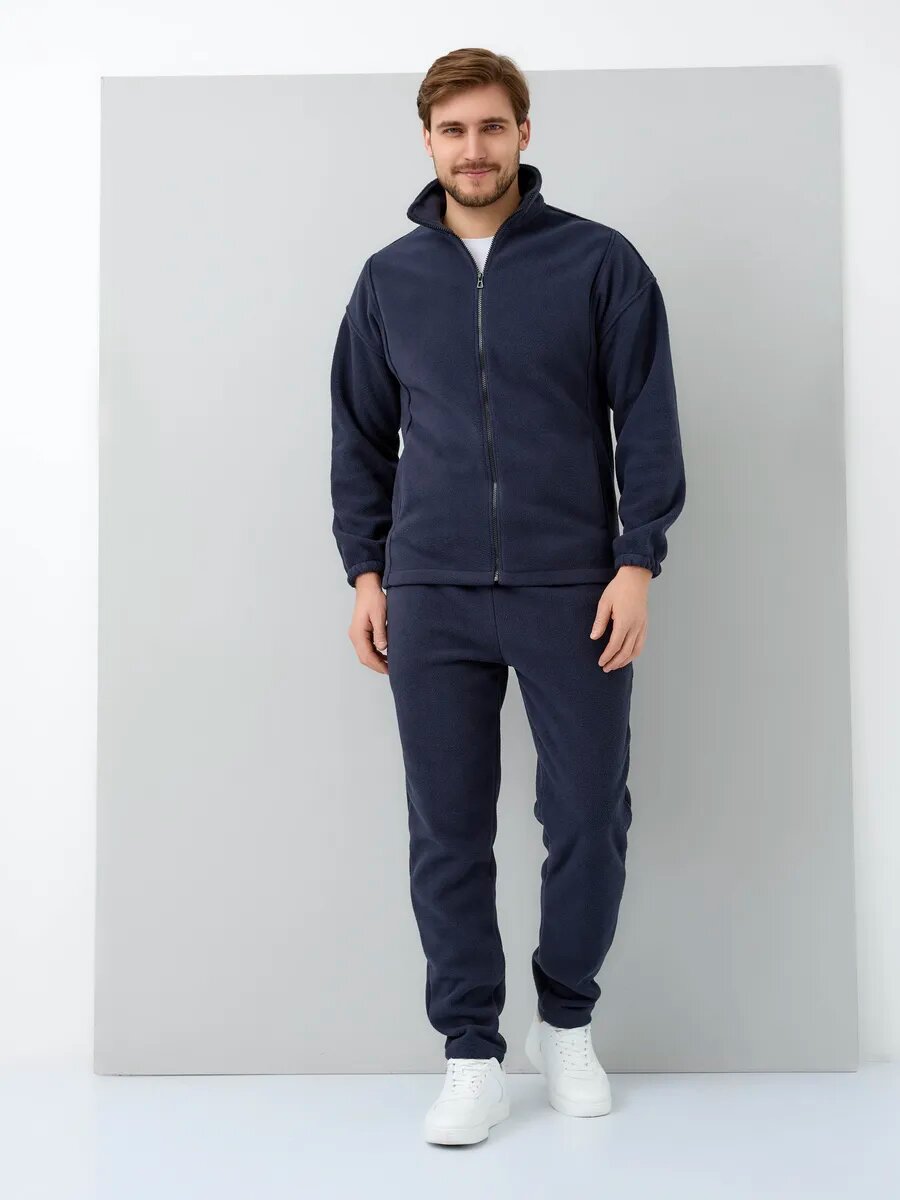 Костюм спортивный  56, размер 56, синий — фото 1