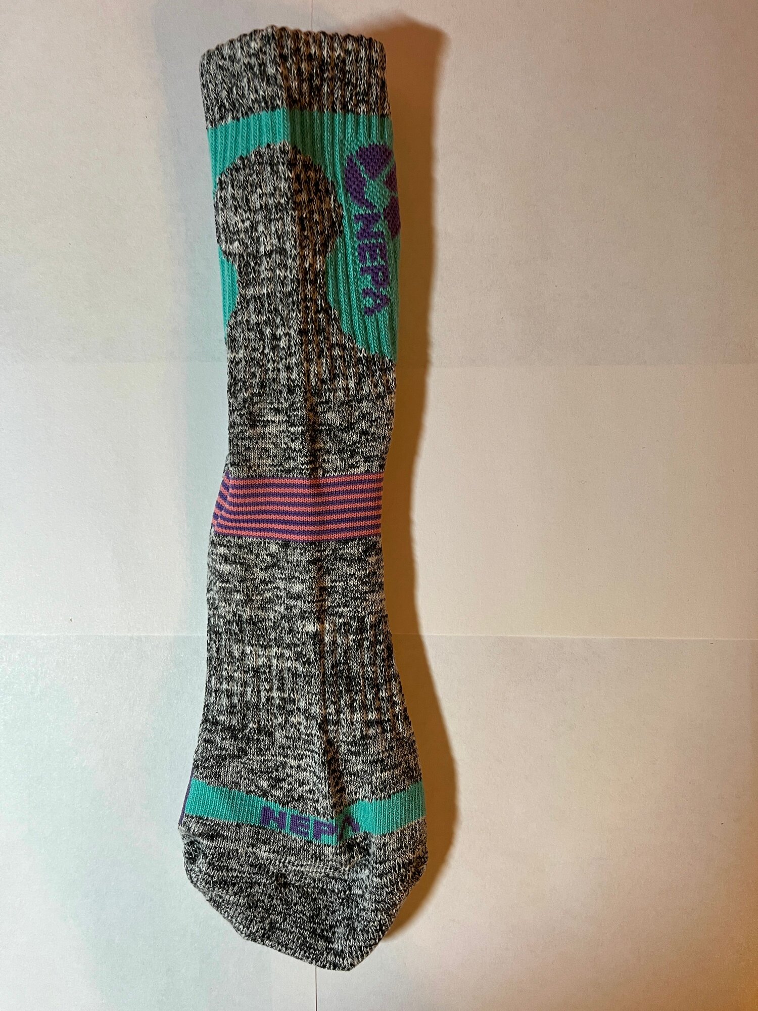 Носки NEPA, размер 24, серый, фиолетовый, розовый — фото 1