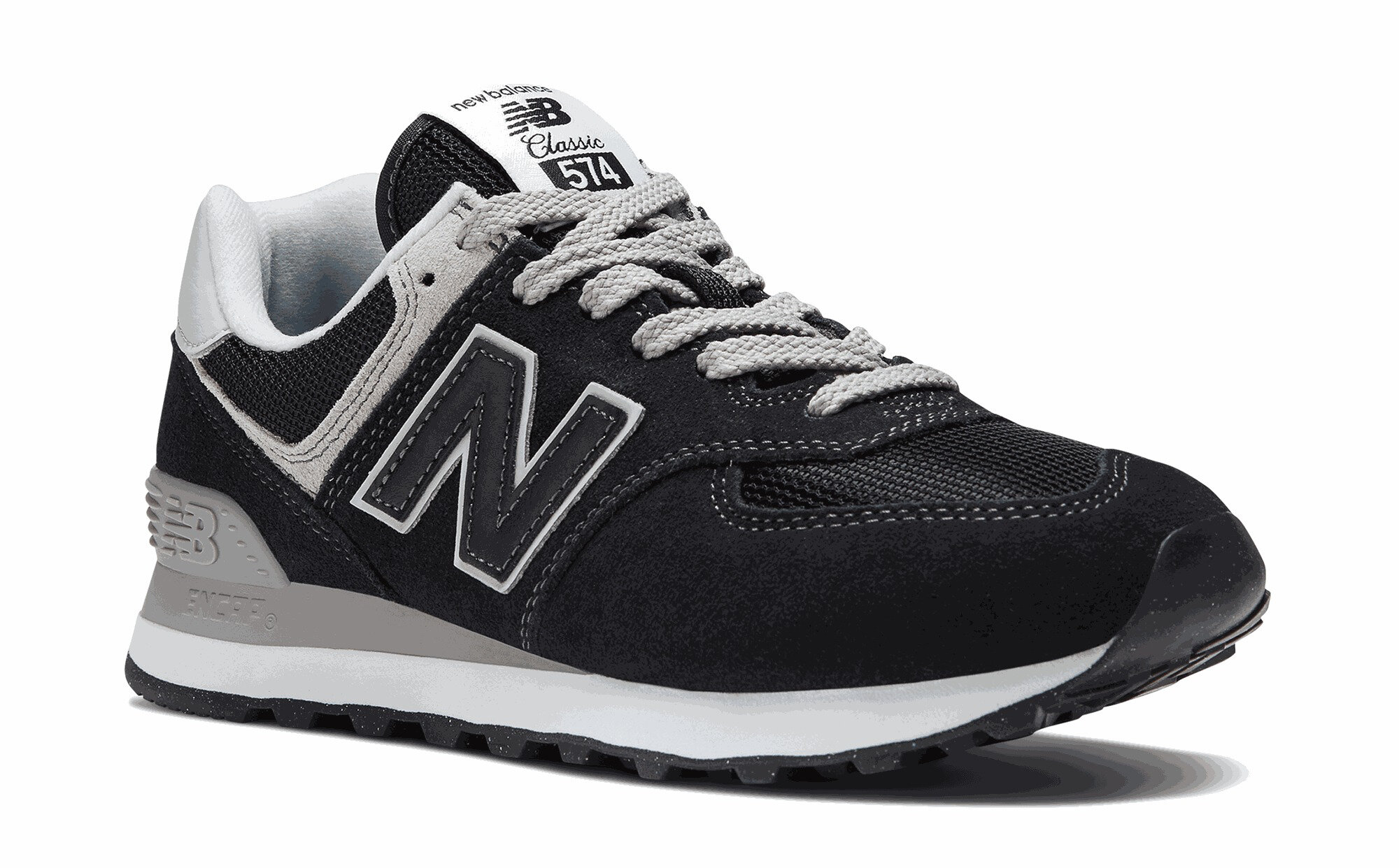 Кроссовки New Balance 574, размер 6,5 US, черный — фото 1