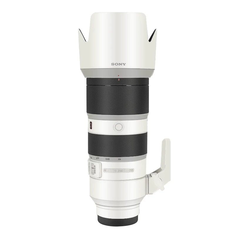 Защитная пленка для объектива Sony FE 70-200mm F2.8 GM в сатиновом белом цвете