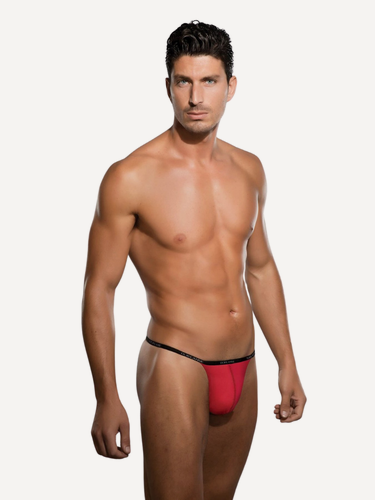 Изображение товара Мужские трусы тонги Doreanse красные нейлон/эластан 1390 L (48)