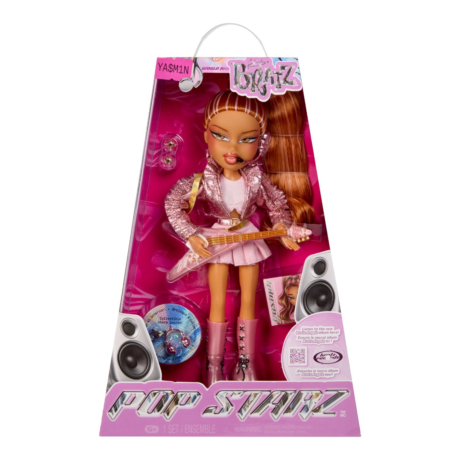 Кукла модельная Bratz Ясмин Pop Starz с аксесс.
