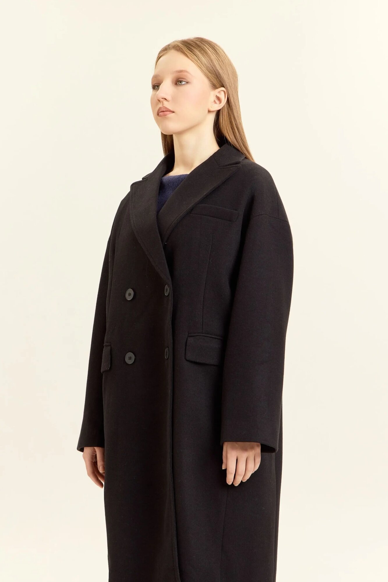 Пальто Selfie, размер XL, черный — фото 1