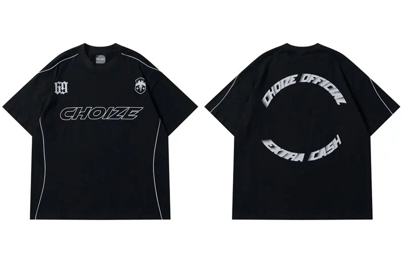 Джерси Оверсайз, в винтажном футбольном стиле, вдохновленный уличной модой (стритвир)., размер S,M,L,XL,2XL, 016 синий — фото 1