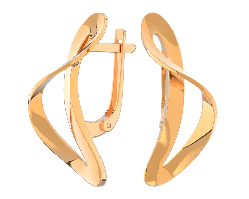 Серьги Эстет, серебро, 925 проба