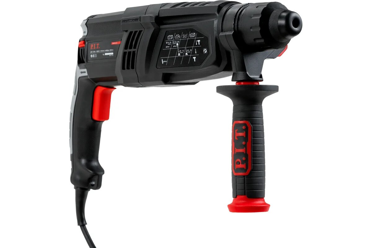 Перфоратор P.I.T. PBH28-C4, 1000 Вт, 3 Дж, SDS-Plus, 3 режима, до 28 мм — фото 1