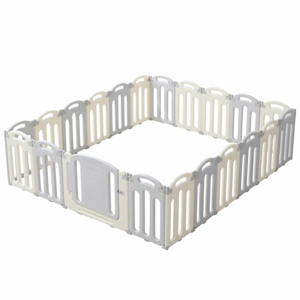 Детский манеж UNIX Kids Ocean 255x188 Grey POCEAN225GY