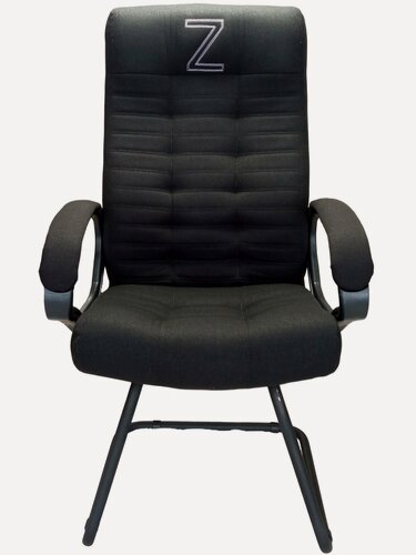 Изображение товара Компьютерное кресло без колесиков StylChairs Атлант Ультра Софт, обивка ткань, цвет чёрный-Z