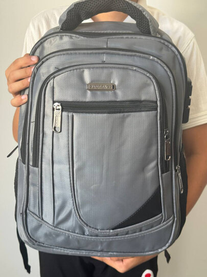 Школьный рюкзак, для мальчиков, чёрный, водонепроницаемый, 1 отделение, антивандальный