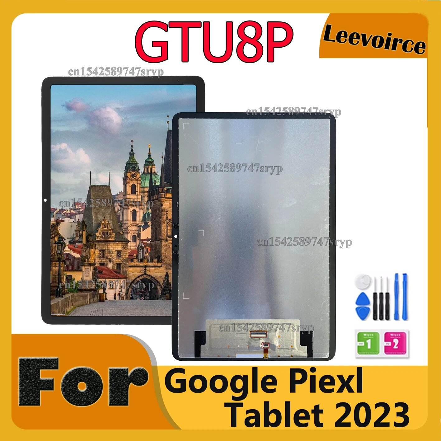 Планшетный ЖК-дисплей YLLMAOO для Google Pixel Tablet 11 2023 GTU8P Origi Black