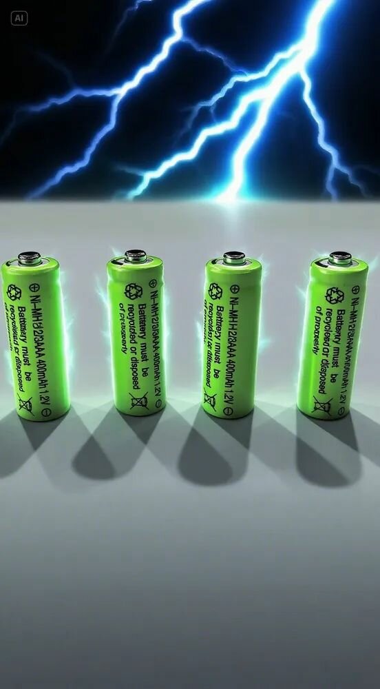 Аккумулятор 2/3 AAA NI-MH 1.2v 400mah с Ni лентой под пайку 30-0.5x10.5мм