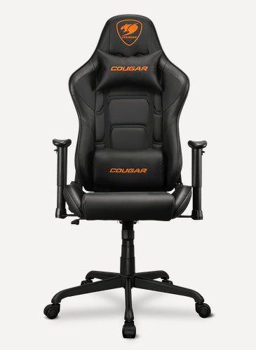 Изображение товара Кресло компьютерное игровое COUGAR Fortress Black, экокожа, черный