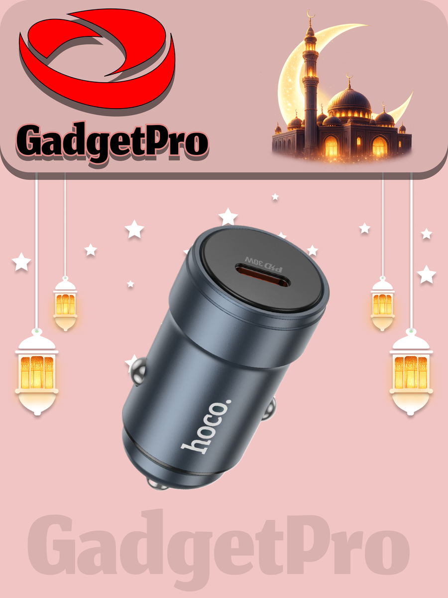 Автомобильное зарядное устройство Hoco Z57 Type-C для iPhone: быстрая зарядка, надежный адаптер