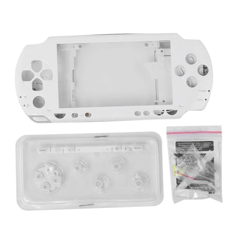 Корпус консоли PSP 1000 белый, включает все компоненты