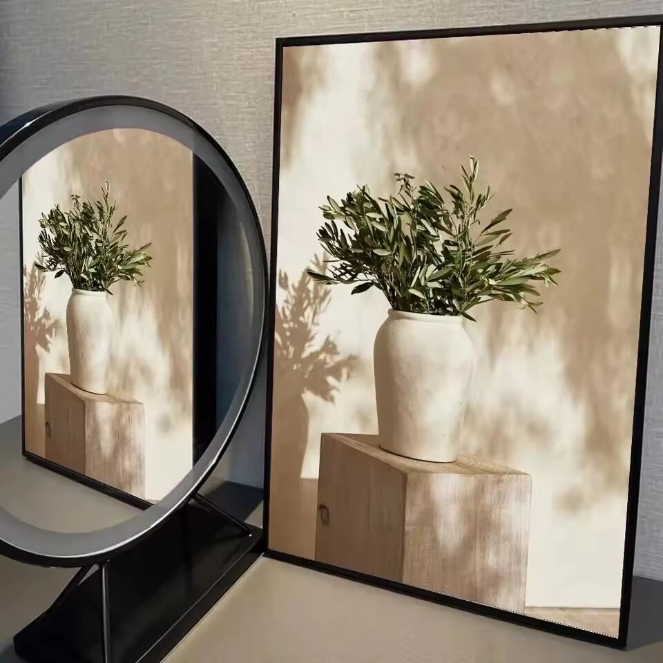 Картина абстрактная с цветами, 50x70см, CJ54523
