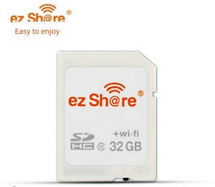 Ezshare 32GB беспроводная SD-карта с Wi-Fi для фотоаппаратов Canon и Nikon DSLR, белый цвет