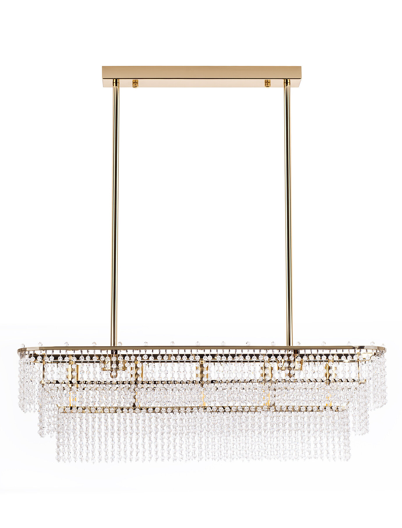 Люстра Mak-interior Celestia L1000, E14, 6 лампочек, современная, золотая — фото 1