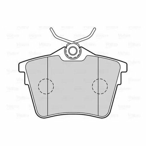 Колодки тормозные Valeo 301664 для Citroen C5 III; Peugeot 407, 607